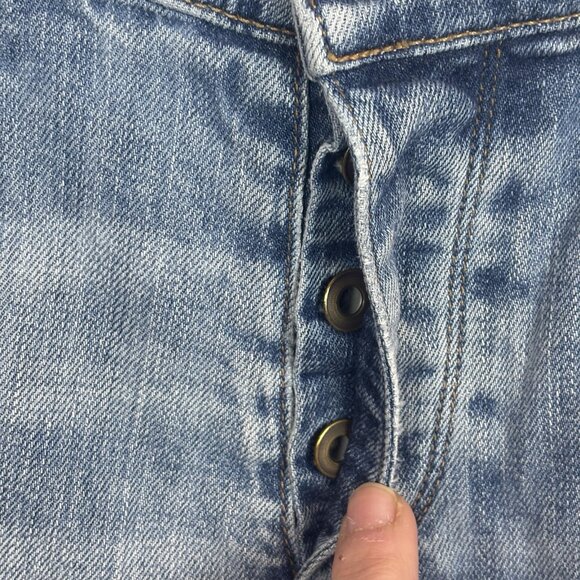 Rag and Bone Women's slim straight leg distressed jeans size 32 medium wash - Picture 4 of 16